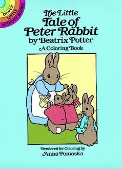 The Little Tale of Peter Rabbit Coloring Book (Dover Little Activity Books) cover