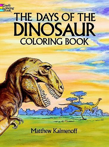 The Days of the Dinosaur Coloring Book cover