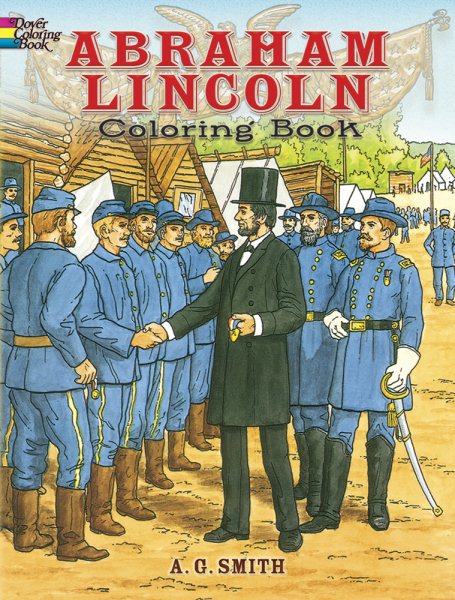 Abraham Lincoln Coloring Book (Dover History Coloring Book) cover