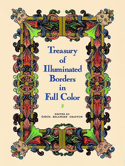 Treasury of Illuminated Borders in Full Color (Dover Pictorial Archive) cover