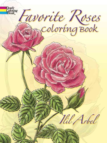 Favorite Roses Coloring Book (Dover Nature Coloring Book) cover