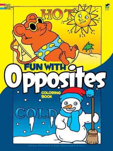 Fun with Opposites Coloring Book (Dover Coloring Books) cover