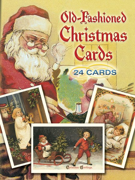 Old-Fashioned Christmas Postcards: 24 Postcards