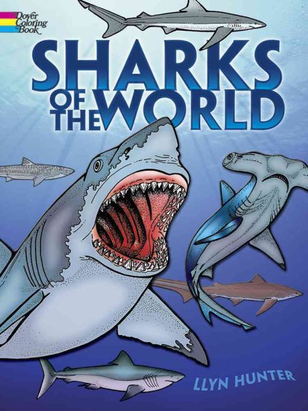 Sharks of the World Coloring Book (Dover Nature Coloring Book) cover