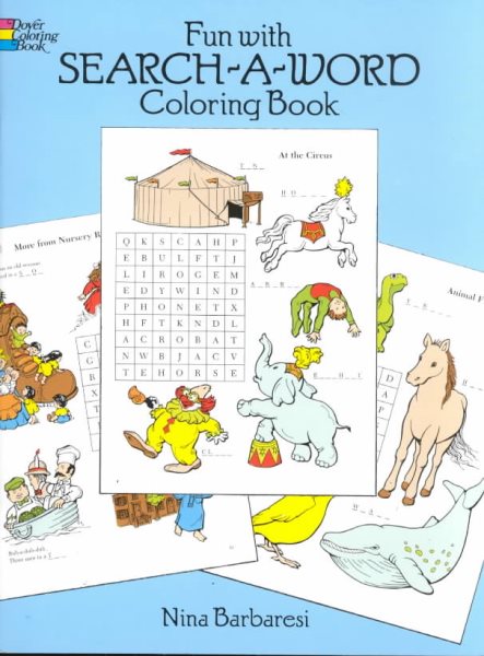 Fun with Search-a-Word Coloring Book (Dover Children's Activity Books) cover