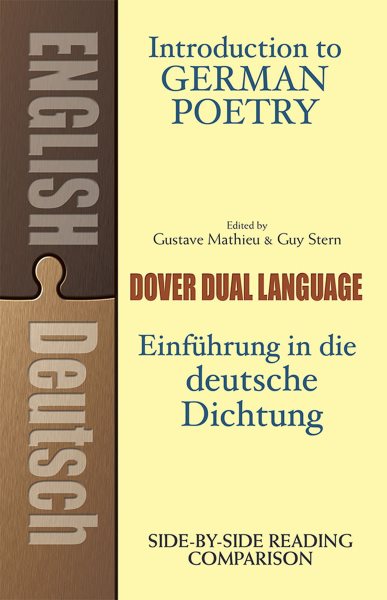 Introduction to German Poetry: A Dual-Language Book (Dover Dual Language German) cover