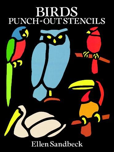 Birds Punch-Out Stencils cover