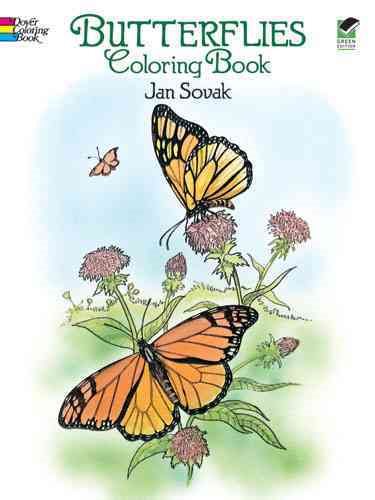 Butterflies Coloring Book (Dover Nature Coloring Book) cover