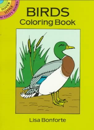 Birds Coloring Book (Dover Little Activity Books) cover