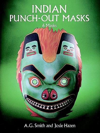 Indian Punch-Out Masks: Six Masks (Dover Children's Activity Books) cover
