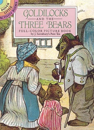 Goldilocks and the Three Bears: Full-Color Picture Book (Dover Little Activity Books) cover