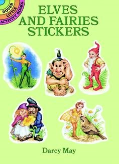 Elves and Fairies Stickers (Dover Stickers) cover