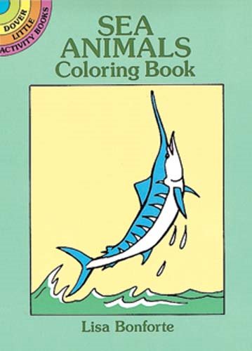 Sea Animals Coloring Book (Dover Little Activity Books) cover