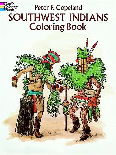 Southwest Indians Coloring Book (Dover History Coloring Book) cover