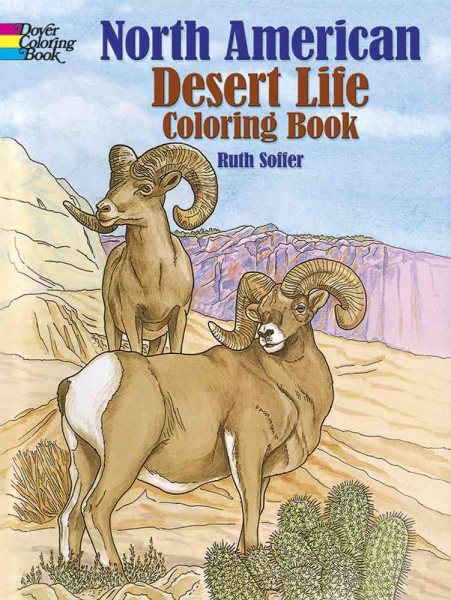 North American Desert Life Coloring Book (Dover Nature Coloring Book) cover