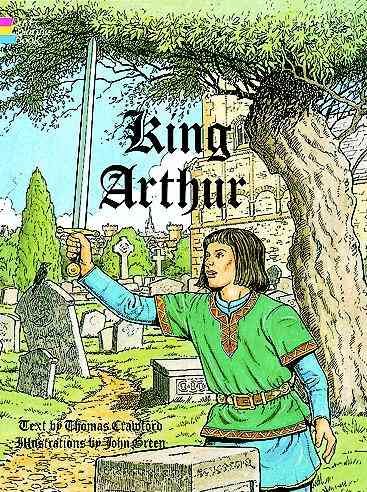 King Arthur Coloring Book cover