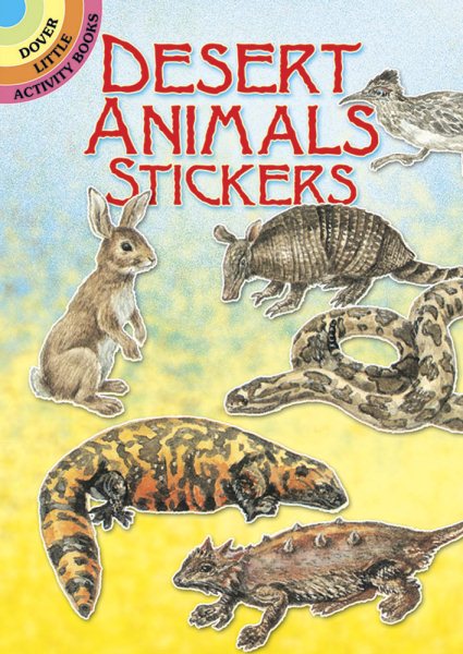 Desert Animals Stickers (Dover Little Activity Books Stickers) cover