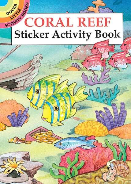 Coral Reef Sticker Activity Book (Dover Little Activity Books Stickers) cover