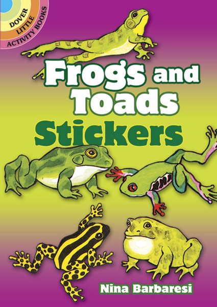 Frogs and Toads Stickers (Dover Little Activity Books Stickers) cover