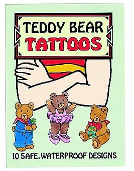 Teddy Bear Tattoos (Stained Glass Coloring Books) cover