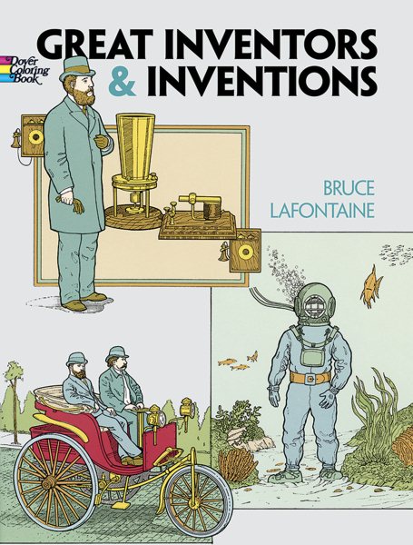 Great Inventors and Inventions (Dover History Coloring Book) cover
