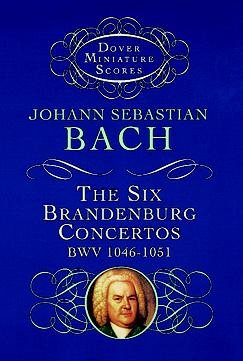 The Six Brandenburg Concertos (Dover Miniature Music Scores) cover