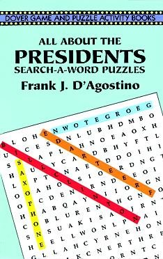 All About the Presidents Search-a-Word Puzzles cover