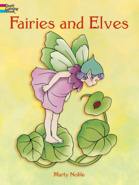 Fairies and Elves Coloring Book (Dover Fantasy Coloring Books) cover