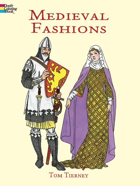 Medieval Fashions Coloring Book (Dover Fashion Coloring Book) cover