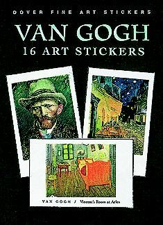 Van Gogh: 16 Art Stickers (Dover Art Stickers) cover