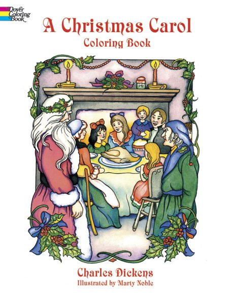A Christmas Carol Coloring Book cover