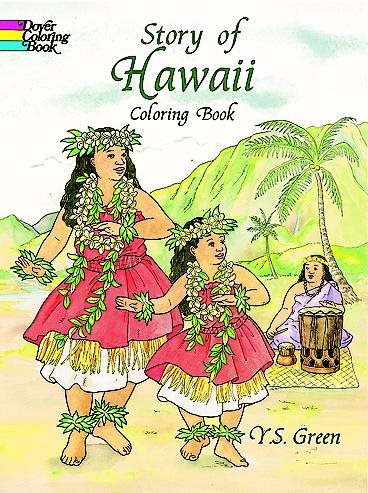 Story of Hawaii Coloring Book (Dover History Coloring Book) cover