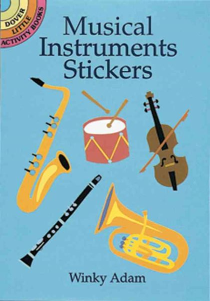 Musical Instruments Stickers (Dover Little Activity Books Stickers) cover