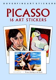 Picasso: 16 Art Stickers (Dover Art Stickers) cover