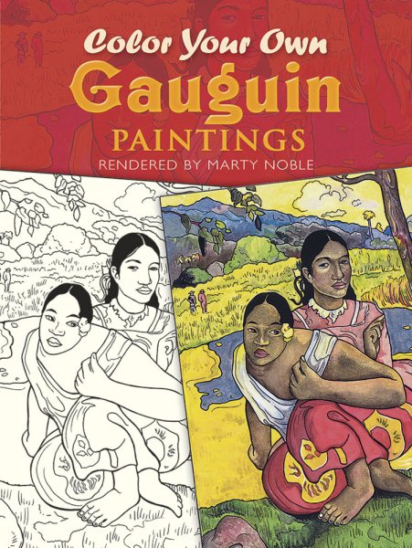 Color Your Own Gauguin Paintings (Dover Art Coloring Book) cover
