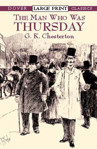 The Man Who Was Thursday (Dover Large Print Classics) cover