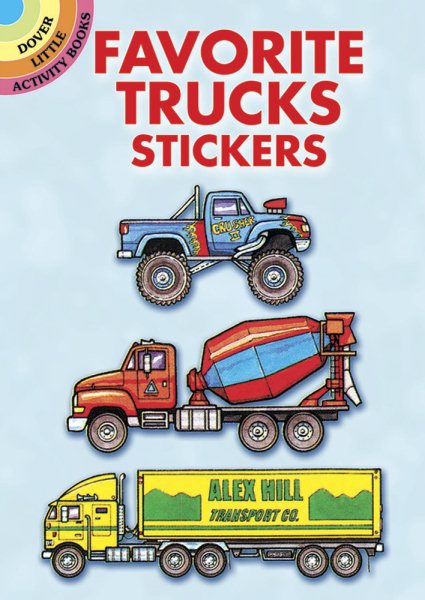 Favorite Trucks Stickers (Dover Little Activity Books Stickers) cover