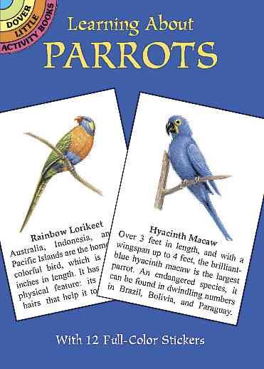 Learning About Parrots (Dover Little Activity Books) cover