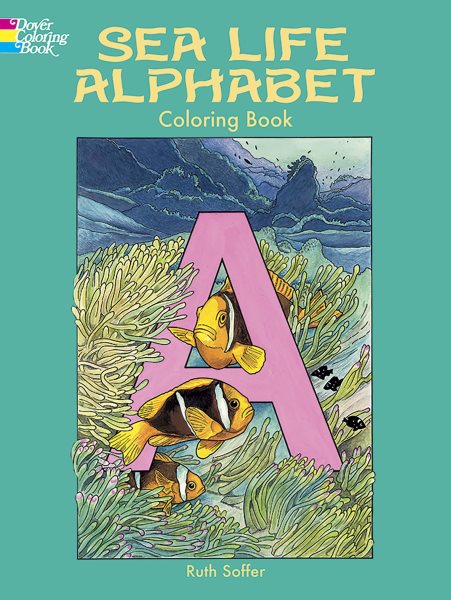Sea Life Alphabet Coloring Book (Dover Nature Coloring Book) cover