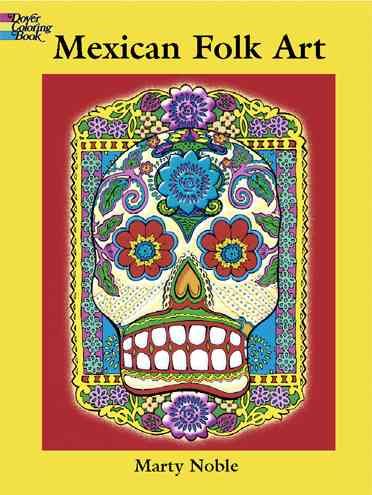 Mexican Folk Art Coloring Book (Dover Design Coloring Books) cover