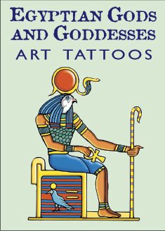 Egyptian Gods and Goddesses Art Tattoos (Dover Tattoos) cover
