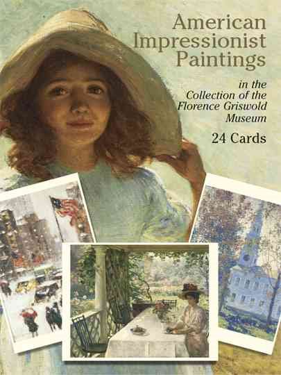 American Impressionist Paintings: in the Collection of the Florence Griswold Museum: 24 Cards (Dover Postcards) cover