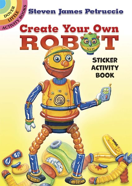 Dover Publications-Create Your Own Robot Stickers cover