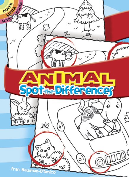 Animal Spot-the-Differences (Dover Little Activity Books) cover