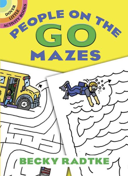 People On the Go Mazes (Dover Little Activity Books) cover
