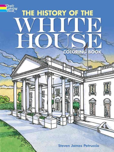 The History of the White House Coloring Book cover