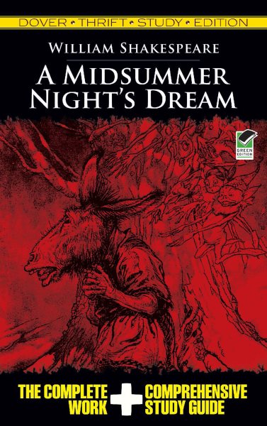 A Midsummer Night's Dream (Dover Thrift Study Edition) cover