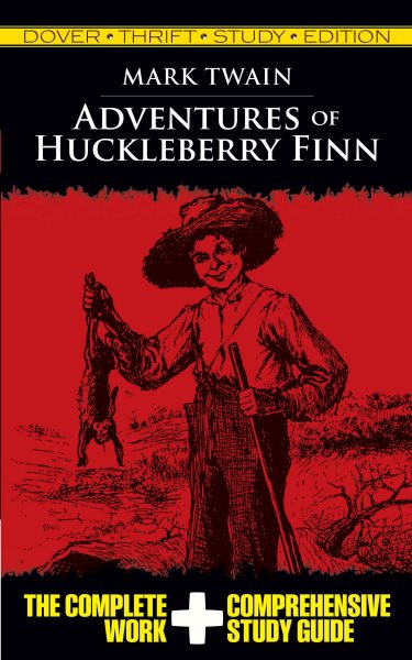 Adventures of Huckleberry Finn (Dover Thrift Study Edition) cover