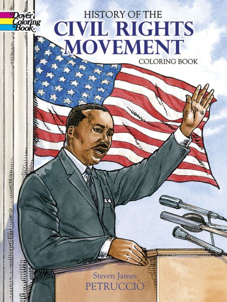 History of the Civil Rights Movement Coloring Book (Dover History Coloring Book) cover