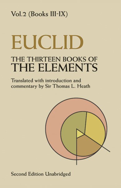 The Thirteen Books of the Elements, Vol. 2: Books 3-9 cover